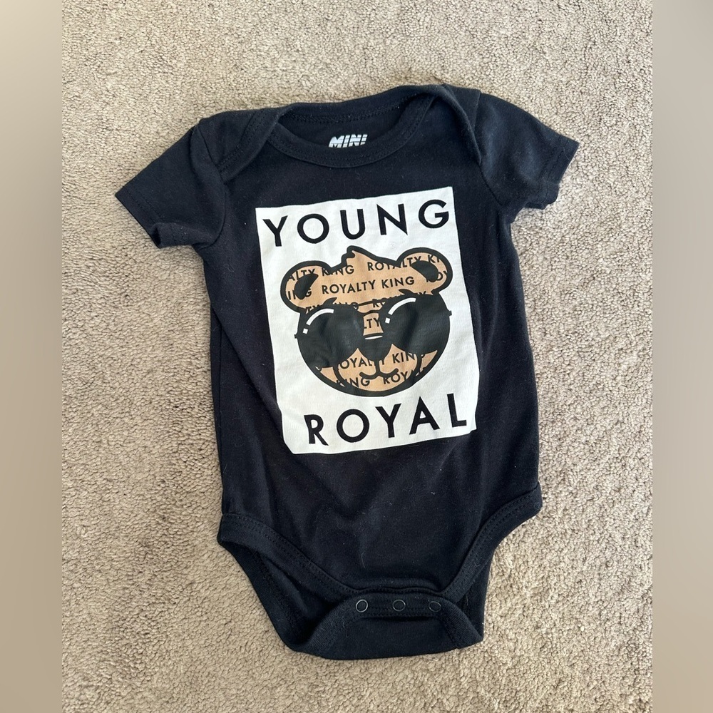 Baby boy Mini Fresh Onesie 6-9 mths
